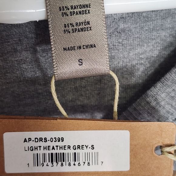 SKIMS Dresses | Womens Sleep Henley Dress Heather Grey/ SMALL/NWT - Picture 11 of 15